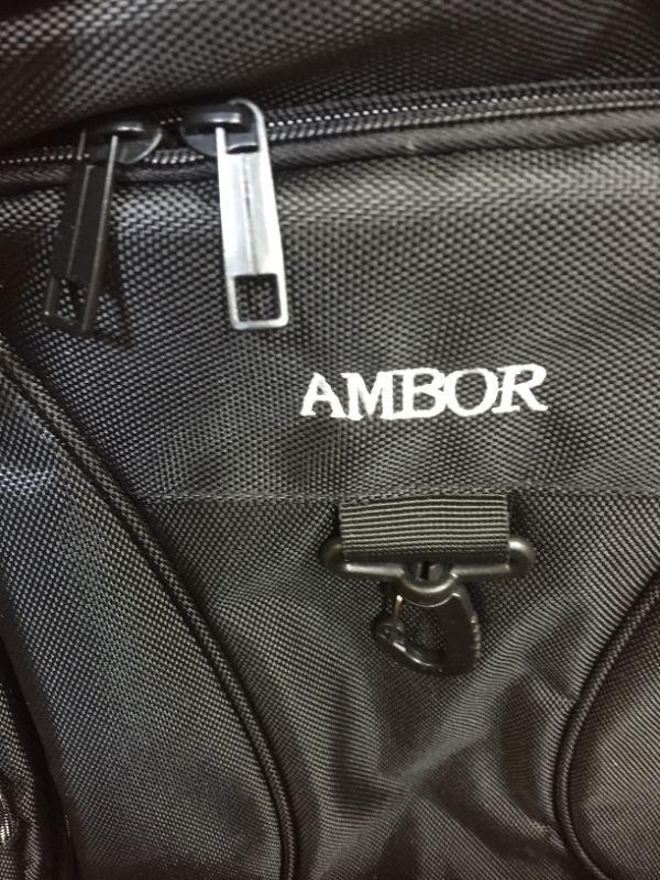 Photo 4 of AMBOR Rolling Backpack, Waterproof Wheeled Backpack, Carry-on Trolley Luggage Suitcase Compact Business Backpack with Wheels