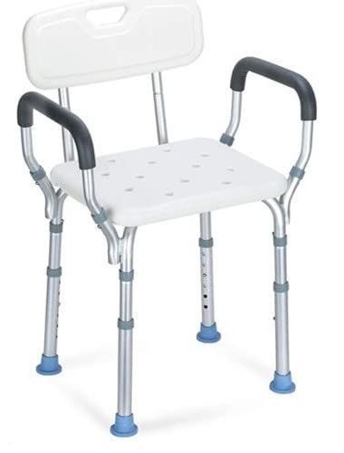 Photo 1 of OasisSpace Heavy Duty Shower Chair with Back & Stand Alone Raised Toilet Seat 300lb`