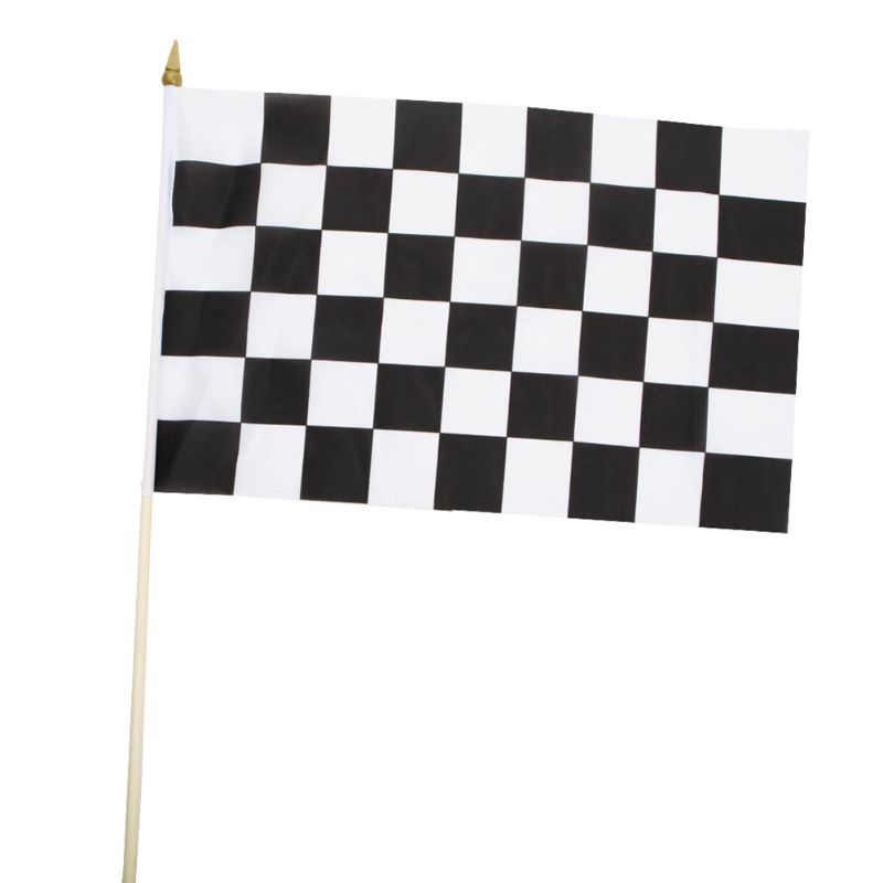 Photo 1 of 12 X 18 Rayon Racing Flags ( 1 dozen ) 