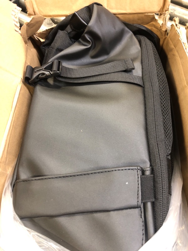 Photo 1 of Camera Backpack Waterproof Besnfoto, Photography Bag Roll Top for DSLR SLR Mirrorless Camera with Laptop Compartment Tripod Holder Large Capacity for Hiking Travel Men Black