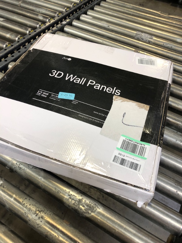 Photo 1 of Art3d PVC 3D Wall Panels, Plastic Decorative Wall Tile in White 12-Pack
