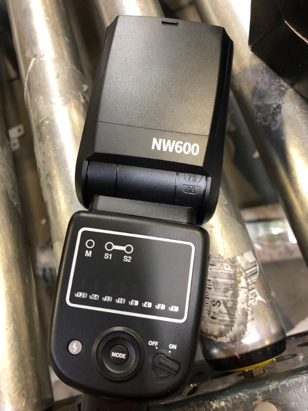 Photo 2 of NEEWER NW600 Flash Speedlite Compatible with Canon Nikon Panasonic Olympus Pentax Fujifilm Sony DSLR and Mirrorless Cameras with Standard Hot Shoe, GN40 On Camera Flash with Manual, S1/S2 Slave Mode
