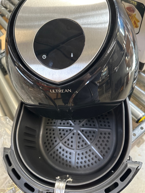 Photo 3 of Ultrean Large Air Fryer 8.5 Quart, Electric Hot Airfryer XL Oven Oilless Cooker with 7 Presets, LCD Digital Touch Screen and Nonstick Detachable Basket, UL Certified, Cook Book, 1-Year Warranty, 1700W (Black)