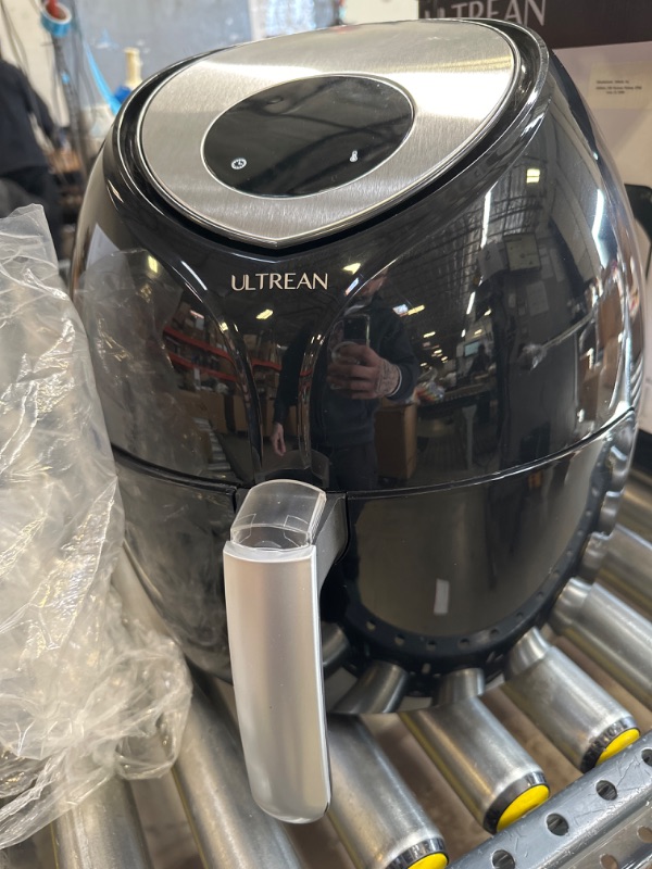 Photo 2 of Ultrean Large Air Fryer 8.5 Quart, Electric Hot Airfryer XL Oven Oilless Cooker with 7 Presets, LCD Digital Touch Screen and Nonstick Detachable Basket, UL Certified, Cook Book, 1-Year Warranty, 1700W (Black)