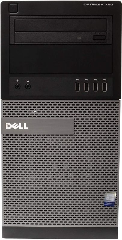 Photo 1 of DELL Optiplex 790 High Performance Desktop Computer MiniTower, Intel Core i5-2400 Processor up to 3.4GHz, 8GB RAM, 2TB HDD + 120GB SSD, DVD, WiFi, Windows 10 Pro 64 bit
