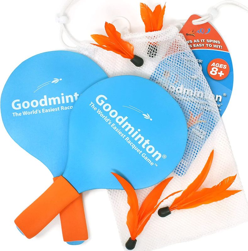 Photo 1 of VIAHART Goodminton | The World's Easiest Racket Game | an Indoor Outdoor Year-Round Fun Racquet Game for Boys, Girls, and People of All Ages
