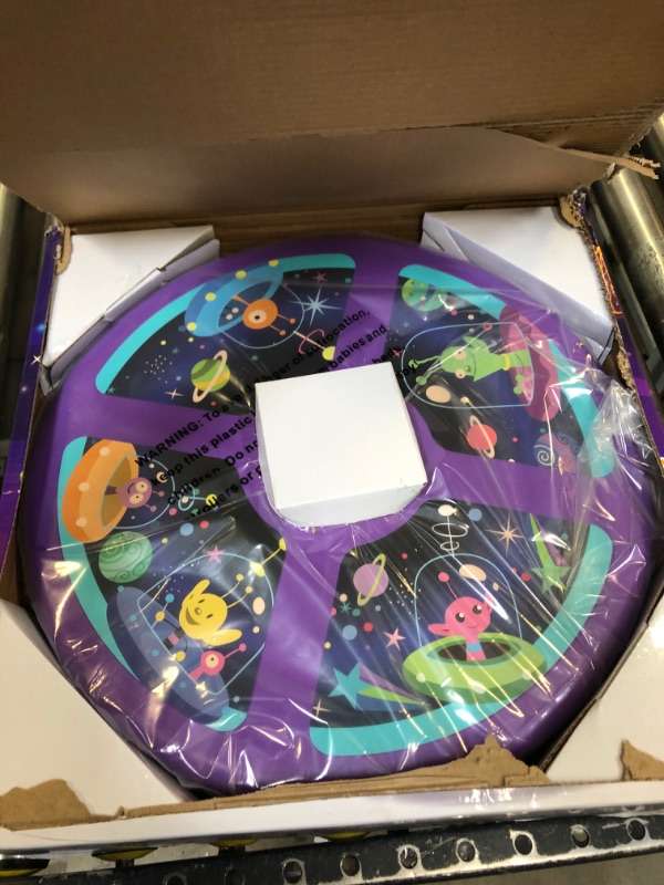 Photo 2 of MindSprout Light-Up Space Twister | 360° Sit Twist and Spin, Toddler Toys Age 2, 3, 4, 5, Birthday for Boy Girl, 18 Months +, LED Lights, Kids Toy Indoor or Outdoor for 2 Year Old (Patent Pending)