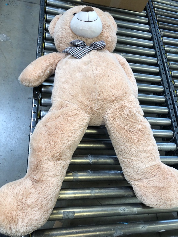 Photo 2 of MaoGoLan Giant Big Teddy Bear 4 Feet 47 inch Life Size Tan Plush Bear Brown Stuffed Animal for Children Boyfriend
