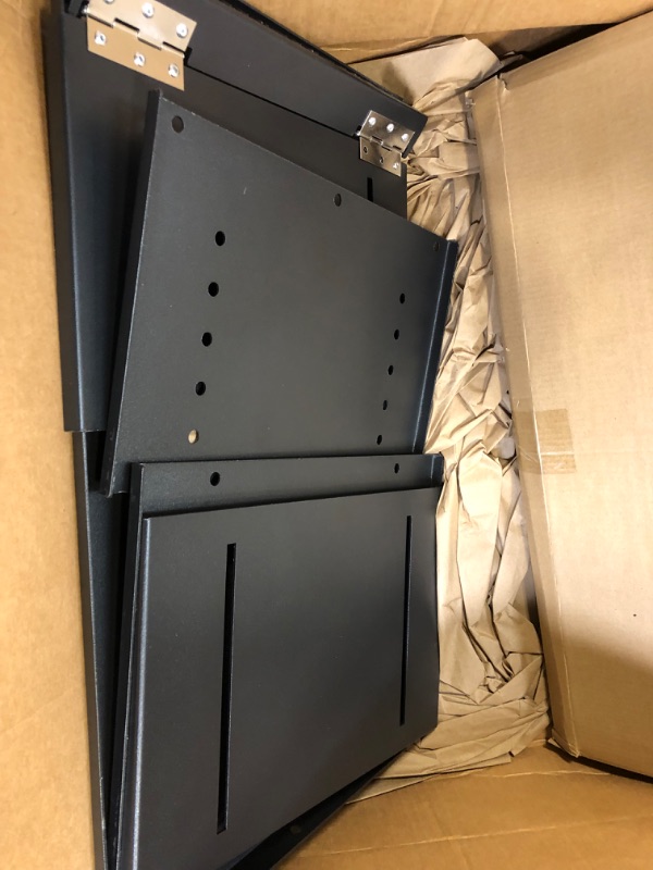 Photo 1 of CNAweb 6U 19-Inch Hinged Extendable Wall Mount Bracket Collapsible Network Equipment Rack - Black