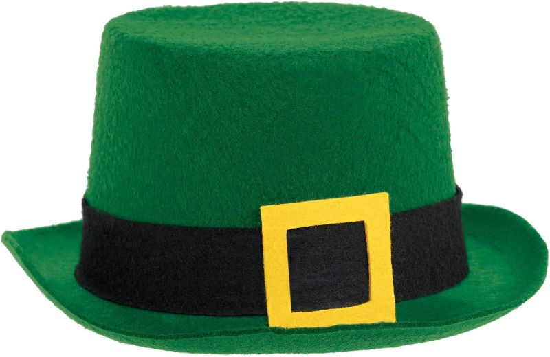 Photo 1 of Amscan Leprechaun Felt Top Hat, 5" x 6 1/2", Multicolor - Pack of 1
