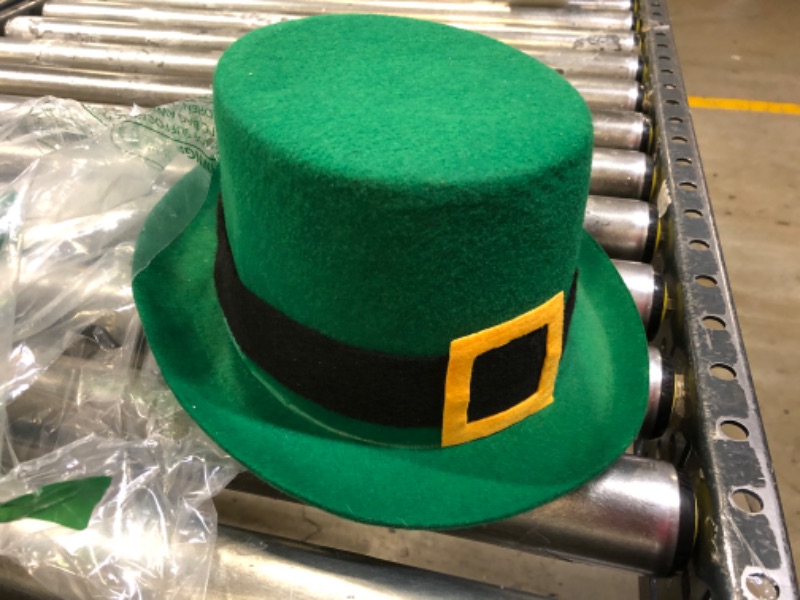 Photo 2 of Amscan Leprechaun Felt Top Hat, 5" x 6 1/2", Multicolor - Pack of 1
