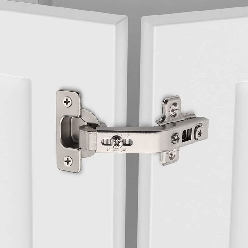 Photo 1 of AOOTOCH 8 Pack Kitchen Cabinet Hinges Soft Close Cabinet Hinges Cabinet Door Hinge Stainless Steel Cabinet Hinges Bi Folding Cabinet Door Hinges Set with Screws,135 Degree, Self Closing
