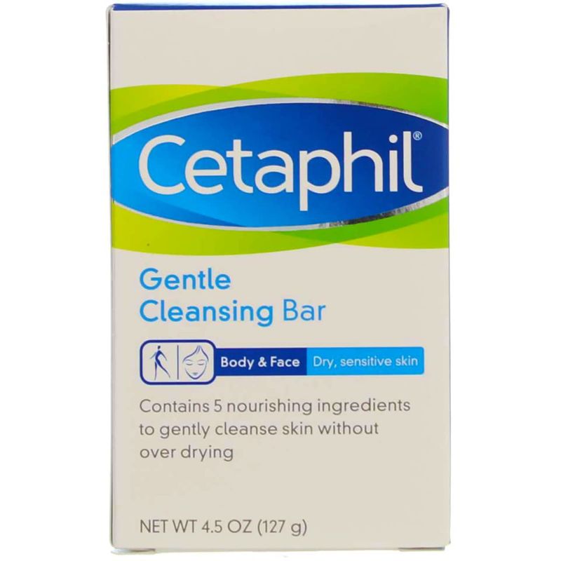 Photo 1 of 2 COUNT Cetaphil Gentle Cleansing Bar 4.5 Oz