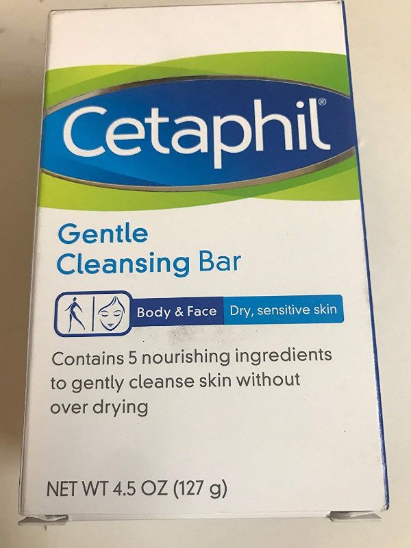 Photo 1 of 2 COUNT Cetaphil Gentle Cleansing Bar for Dry Sensitive Skin 4.5 OZ
