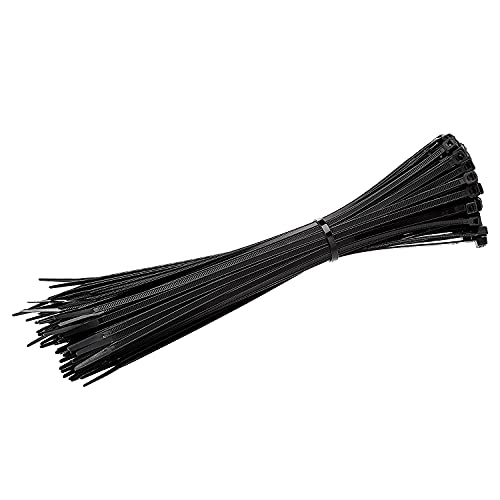 Photo 1 of Amazon Basics Multi-Purpose Cable Ties - 12-Inch/300mm, 200-Piece, Black