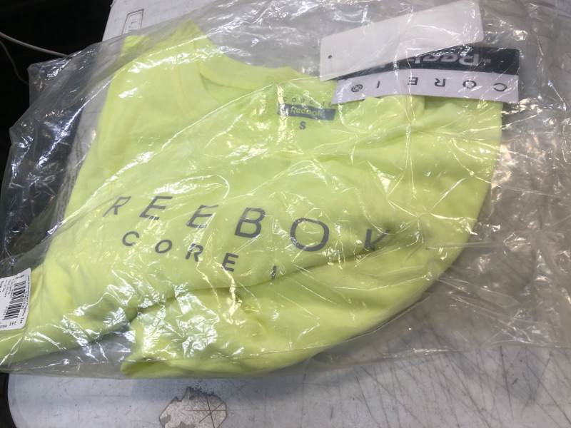 Photo 2 of Core 10 by Reebok Women's Casual Mesh Back Short-Sleeve Tee Small Energy Glow SIZE SMALL