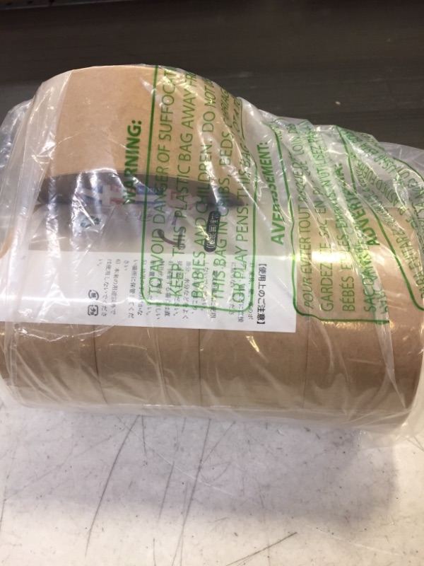 Photo 2 of ADHES Heavy Duty Film-Coated Kraft Paper Tape Packing Tape Waterproof Packaging Tape 50mm x 50m 5rolls