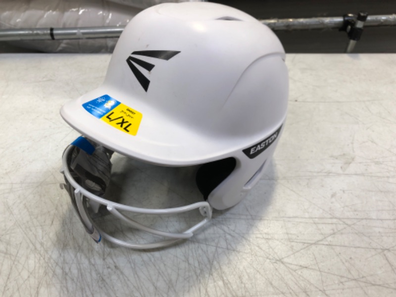 Photo 2 of Easton Ghost Matte Fastpitch Batting Helmet W/mask White