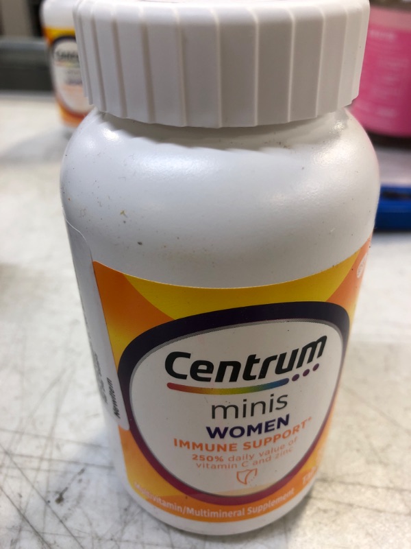 Photo 2 of Centrum Minis Women's Daily Multivitamin For Immune Support With Zinc And Vitamin C, 280 Mini Tablets, 140 Day Supply 02/2024