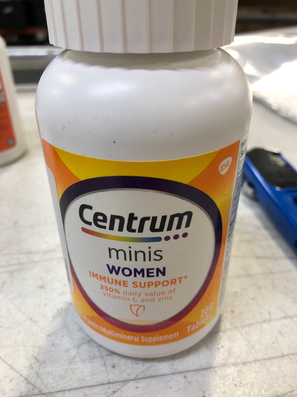 Photo 2 of Centrum Minis Women's Daily Multivitamin For Immune Support With Zinc And Vitamin C, 280 Mini Tablets, 140 Day Supply 02/2024