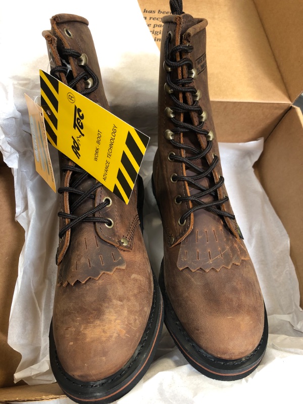 Photo 2 of AdTec Women's 8" Packer Brown Work Boot 8 Brown