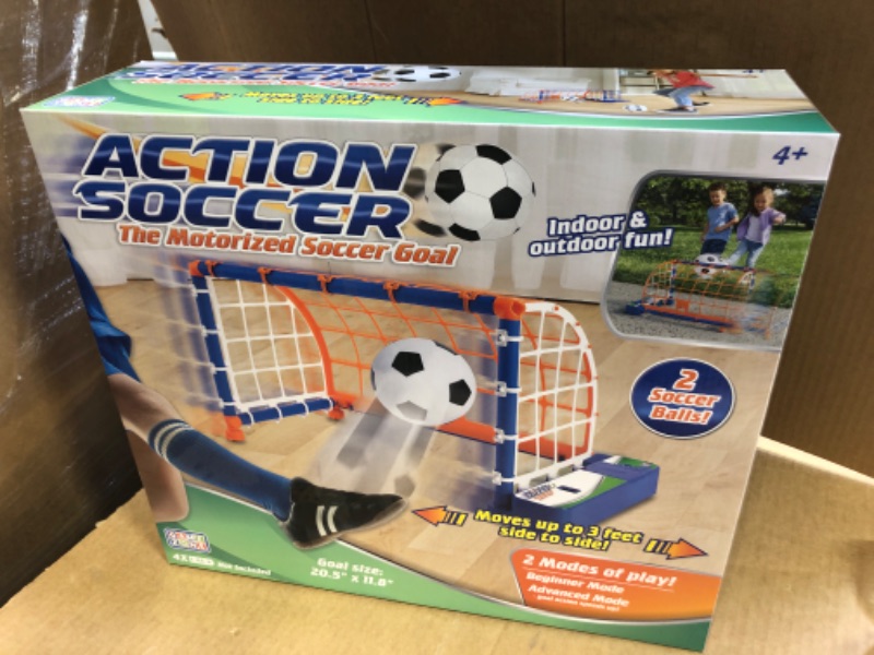 Photo 2 of GAME Zone Action Soccer, Motorized Soccer Sport Activity for Indoor or Outdoor Play; Children Ages 4 and Older----FACTORY SEALED 