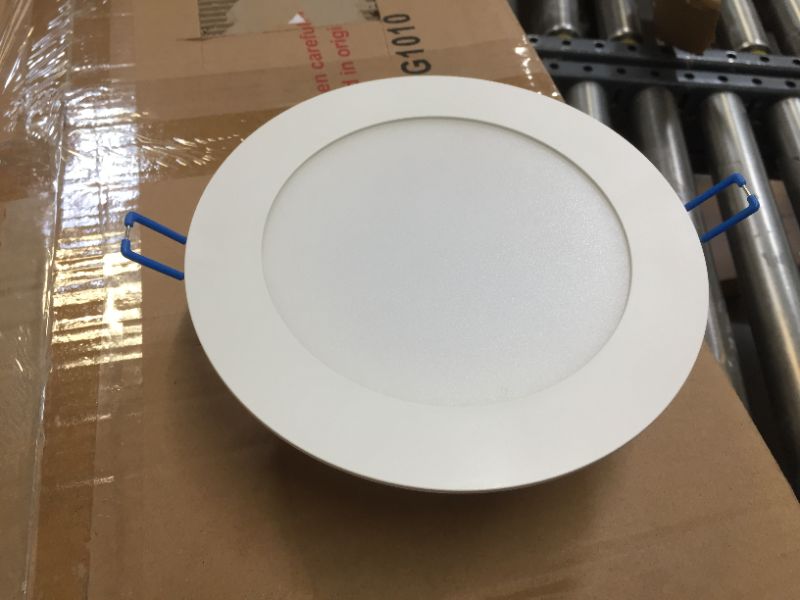 Photo 2 of  6 Inch Ultra Thin LED Recessed Lighting Ceiling Lights Slim, 5000K Daylight, 14W Equivalent 100W, Damp Rated, Dimmable Canless Integrated Junction Box, ETL Energy Star