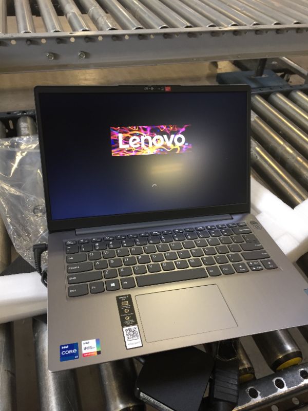 Photo 2 of Lenovo IdeaPad 3 14" FHD Laptop Intel Core i7-1165G7 8GB RAM 512GB SSD Intel Iris X Graphics Arctic Grey - Intel Core i7-1165G7 Processor - 1920 x 1080 Full HD Resolution - Intel Iris X Graphics