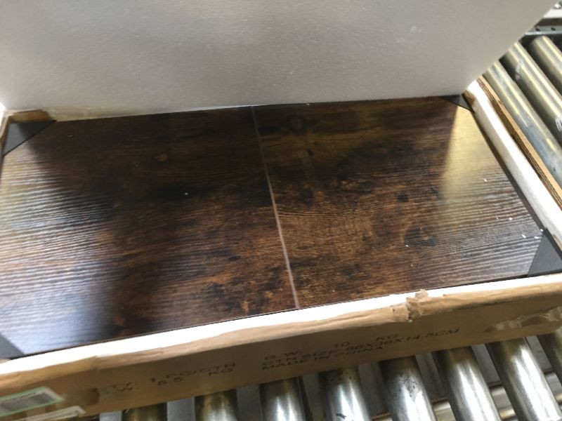 Photo 1 of Yoobure End Table with Charging Station, Narrow Sofa Side Table with USB Ports & Outlets, Flip Top Nightstand with Drawer & 2 Storage Shelves End Table for Living Room/Bedroom/Bedside/Couch/Office Brown