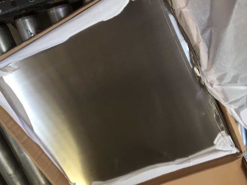 Photo 1 of 2 Pieces Grease Splatter Guard 2 Sided Foldable Stainless Steel Splatter Guard Oil Splash Guard for Grease Stainless Steel Backsplash for Stove Frying Pan Splatter Guard (15.7" X 15.7")