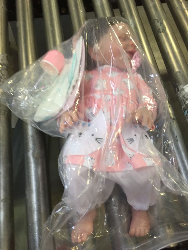 Photo 2 of Eurebao Reborn Baby Dolls Silicone Full Body Girl, 18in Realistic Vinyl , Lifelik Washable, Poseable Real Life Dolls Best Birthday Set Girls Age 3+,3-5 Days delivery
