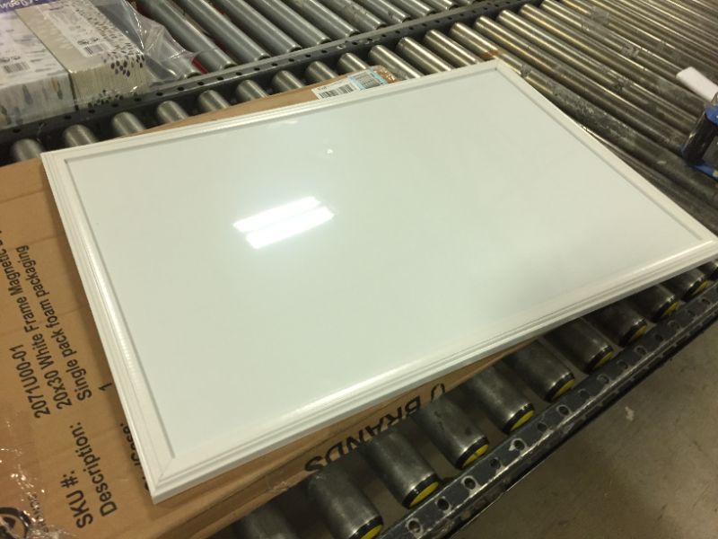 Photo 2 of U Brands Magnetic Dry Erase Board, 20 x 30 Inches, White Wood Frame (2071U00-01) 20'' x 30''