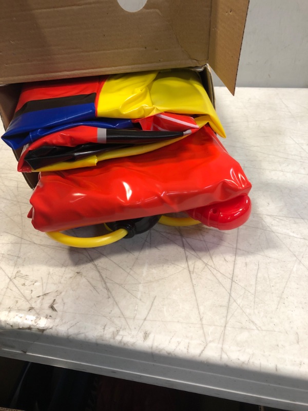 Photo 1 of 2 Pack Inflatable Kids Pool Float with Water Gun, Firetruck and Pirate Ship Pool Floats for Toddler, Blow Up Swimming Pool Toys for Toddlers, Fun Boat Shaped Ride-On Floaties for Boys Girls and Child