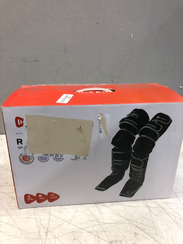 Photo 2 of LifePro Leg Massager - Foot and Leg and Calf Compression Massager for Circulation - with Heat and Compression for Pain Relief (Radiate Pro)(FACTORY SEALED OPENED FOR PHOTOS)