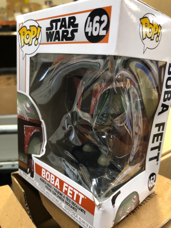 Photo 2 of Funko POP Star Wars: The Mandalorian Action Figure Boba Fett