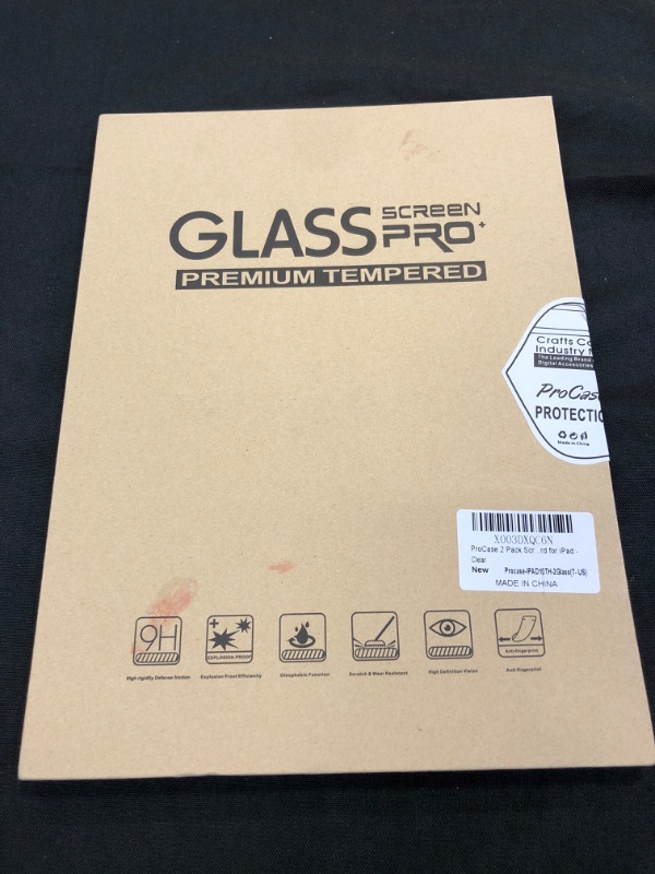 Photo 2 of ProCase 2 Pack iPad 10.9 10th Generation 2022 Screen Protector A2696/A2757/A2777, Tempered Glass Film Guard for iPad 10th Gen 10.9" 2022 Release