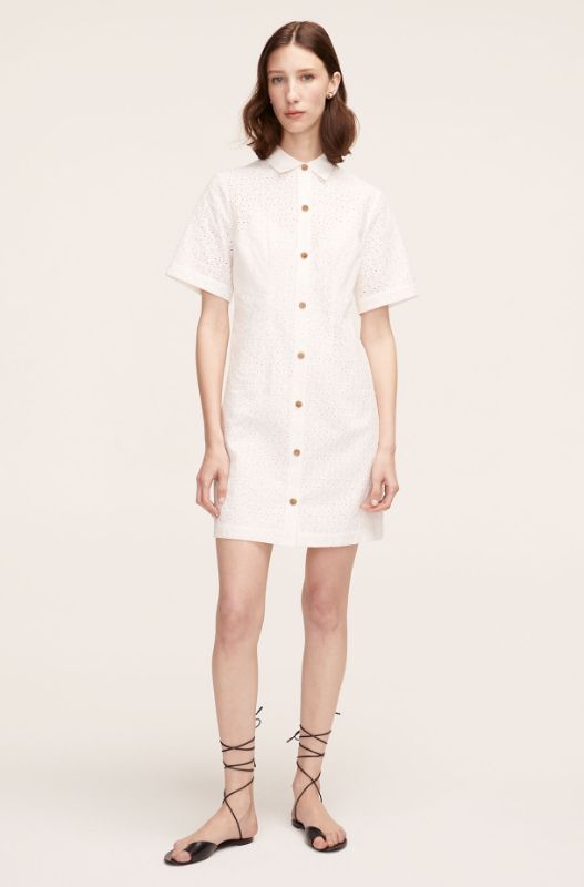 Photo 1 of Rebecca Taylor Lea Eyelet Shirtdress size 2 
