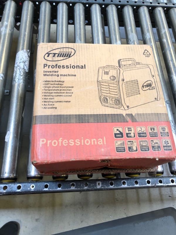 Photo 1 of 140Amp MMA Welder, 110/220V Stick Welder Dual Voltage ARC Welding Machine Portable Welder Machine with Welder Kit, Out of the Box 140MAP 110/220V stick welder