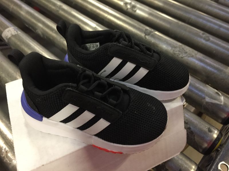 Photo 2 of adidas Racer TR21 Shoes Kids' 6 Toddler Black/White/Sonic Ink