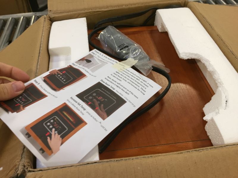 Photo 1 of Dr Infrared Heater Portable Space Heater, 1500-Watt Original Cherry