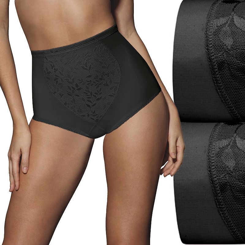 Photo 2 of Bali Womens Tummy Panel Firm Control Brief 2-PCS 
SIZE 