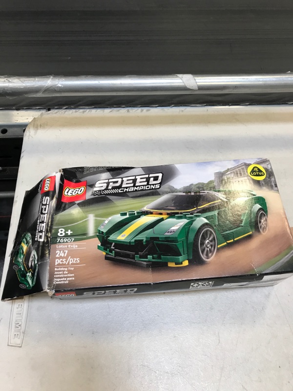 Photo 2 of LEGO Speed Champions Lotus Evija 76907 Building Toy Set for Kids, Boys, and Girls Ages 8+ (247 Pieces) (MISSING PARTS)
