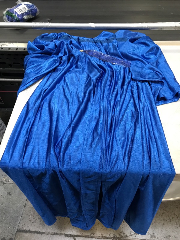 Photo 2 of Adult Shiny Graduation Gown, Cap, Tussle SIZE 54 (5'9-5'11)