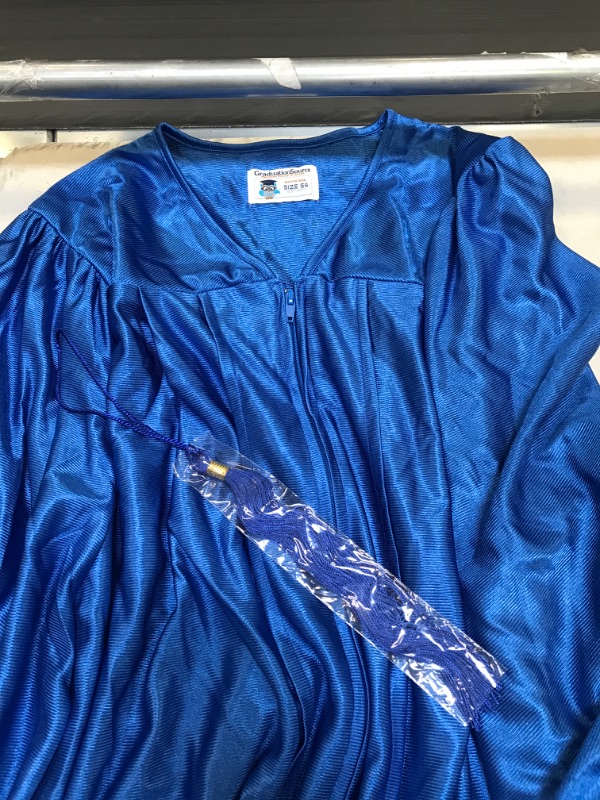Photo 1 of Adult Shiny Graduation Gown, Cap, Tussle SIZE 54 (5'9-5'11)