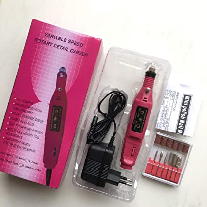 Photo 1 of 100V-240V Nail Care Pen Electric Grinding Machine Variable Speed Rotary Detail Carver Lightweight Design For Precision Operation