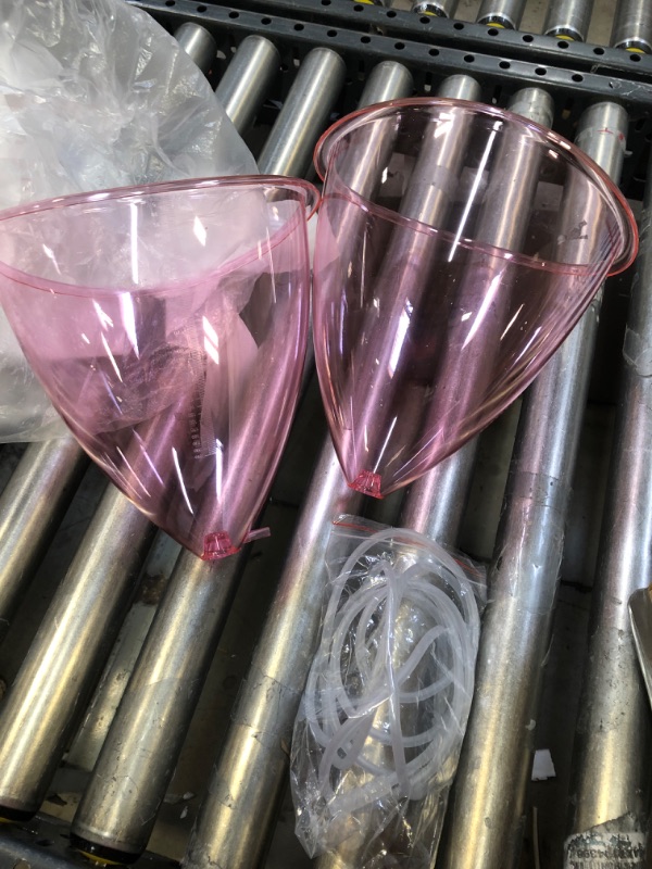 Photo 3 of 180ml Vacuum Cups - Vacuum Cupping Machine Accessories -Extra-Large XL Vacuum Therapy Suction Cups with Y-Hose,1 Pair (Pink?
