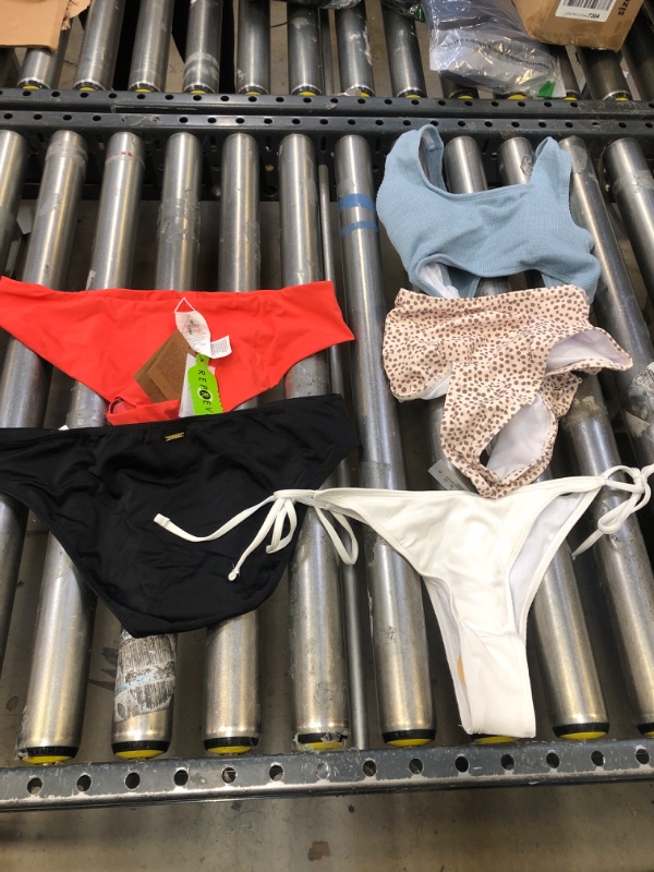 Photo 1 of 4 PC LOT, VARIOUS BATHING SUIT UNDERWEARS/ BATHING SUIT SIZES M,L