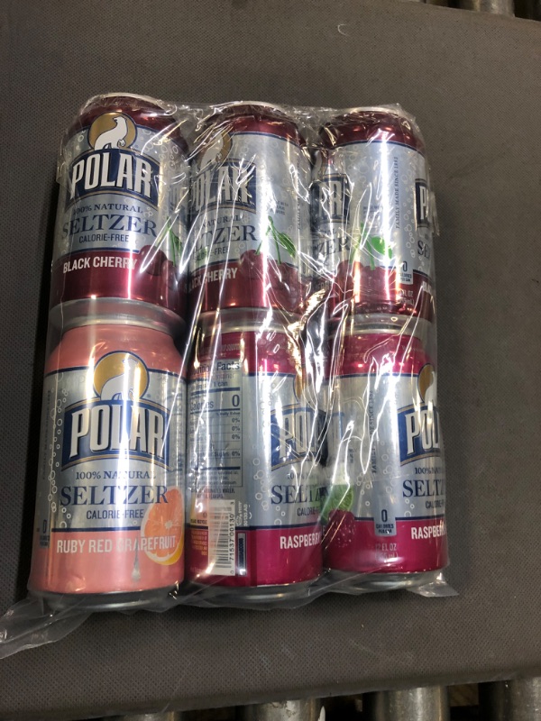 Photo 3 of 6 Count- Various Polar Seltzer Water, Various Flavors, 12 fl oz