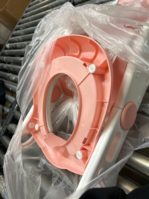 Photo 1 of FOLDABLE STEP UP TOILET PINK 