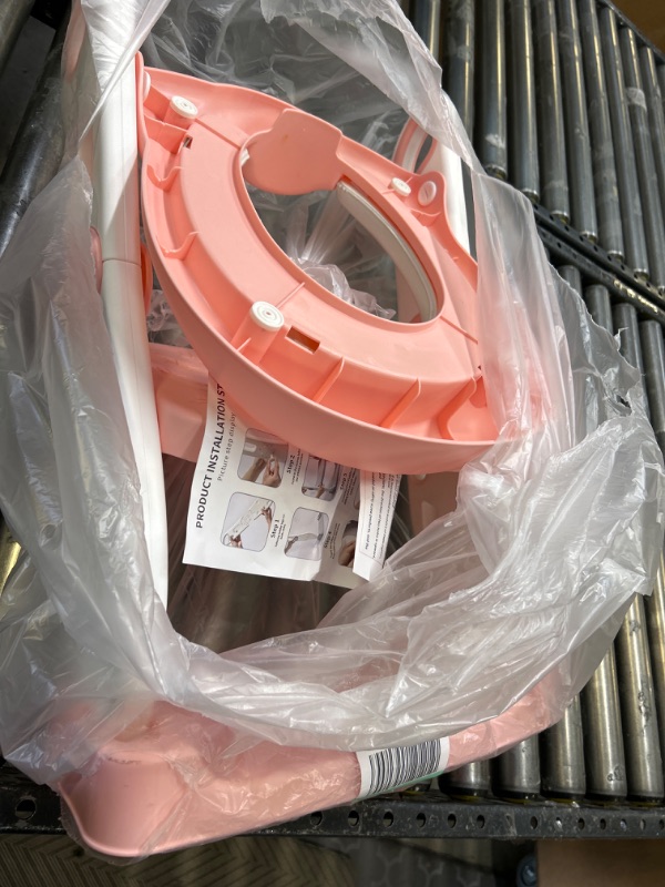 Photo 1 of FOLDABLE STEP UP TOILET PINK 